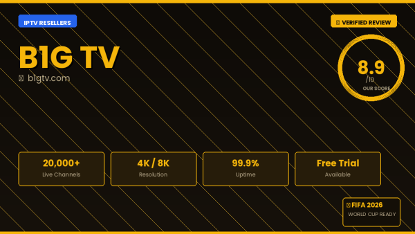 B1G TV Review 2026 — Free Trial, Pricing & Channels