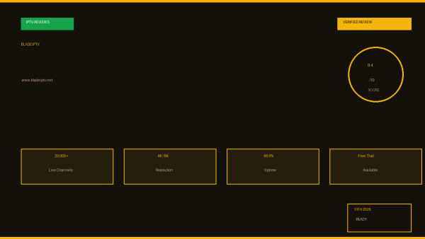 Bladeiptv Review 2026 — Free Trial, Pricing & Channels