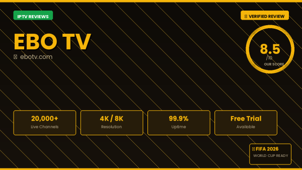 Ebo TV Review 2026 — Free Trial, Pricing & Channels