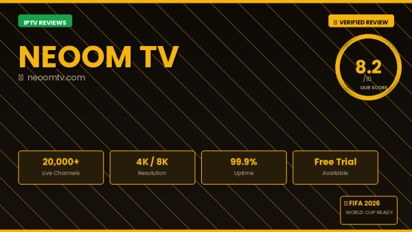 Neoom TV Review 2026 — Free Trial, Pricing & Channels