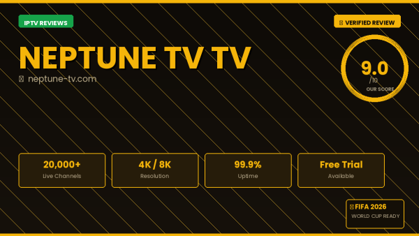 Neptune TV Review 2026 — Free Trial, Pricing & Channels