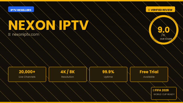 Nexon IPTV Review 2026 — Free Trial, Pricing & Channels