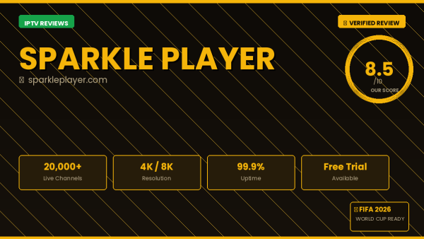 Sparkle Player Review 2026 — Free Trial, Pricing & Channels