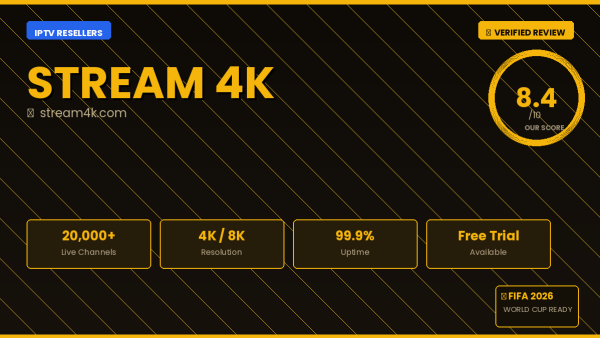 Stream 4K Review 2026 — Free Trial, Pricing & Channels