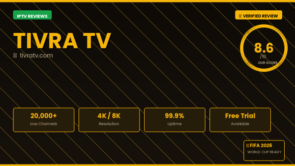 Tivra TV Review 2026 — Free Trial, Pricing & Channels