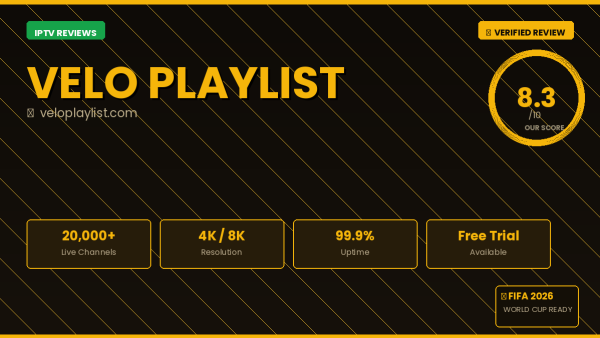 Velo Playlist Review 2026 — Free Trial, Pricing & Channels