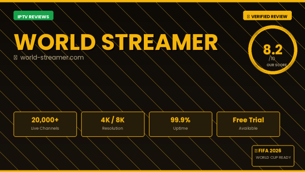 World Streamer Review 2026 — Free Trial, Pricing & Channels
