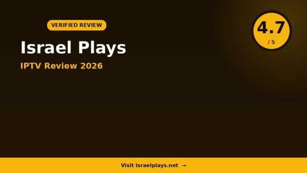 Israel Plays 2 IPTV Review 2026 — 15,000+ Channels, 4K Ultra HD & Free Trial